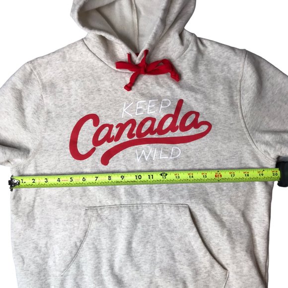 Hudson's Bay Co Sweatshirt Short Sleeve "KEEP CANADA WILD" Text on Front Small - Picture 7 of 14